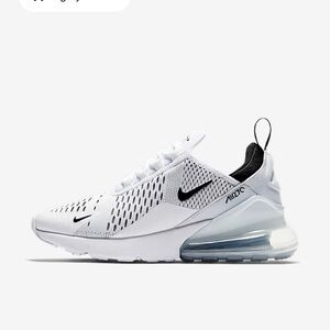 Nike Air Max 270 White and Black Sneakers